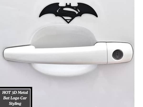 Metal Stickers For Car 3D Scratch Cover | Metal Bat Personality Animal Car Stickers