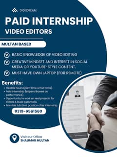 Video Editor Required
