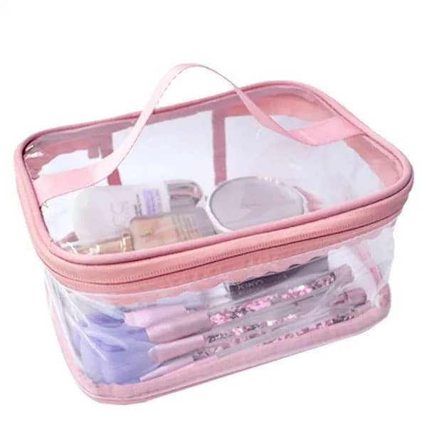 Waterproof Portable Makeup Organizer Bag for Travel - Hanging Cosmetic Pouch