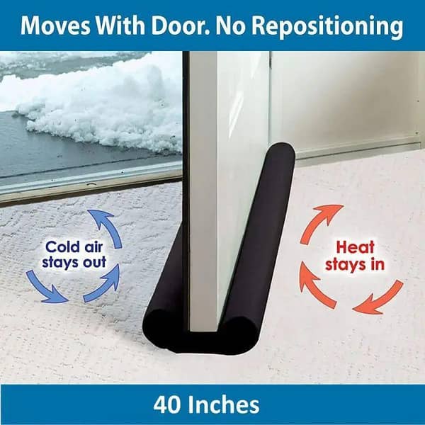 Pack of 4 under Door Draft & Dust Stopper (Insect Protector) (40 inches)