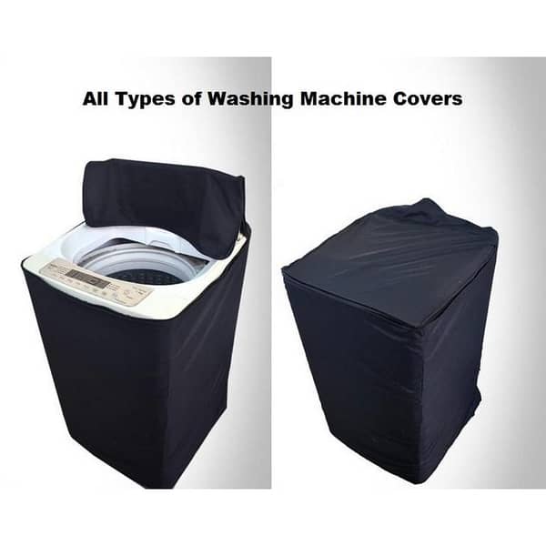 100% Waterproof Washing Machine Cover -Top Loader Automatic / Semi Auto Single Bowl All Brands Supported Durable Oxford Polyester - Washer and Dryer Covers for Sheds, Garages, Balcony
