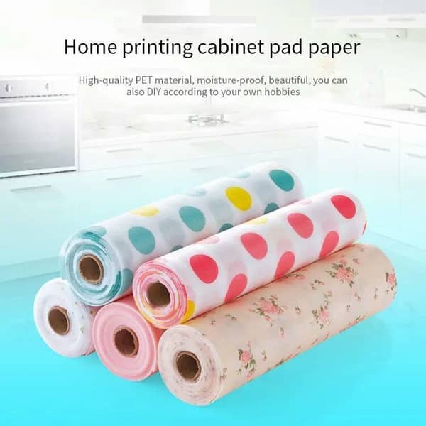 45x160 High Quality Fomic Sheet Refrigerator Mats/ Waterproof Fridge Liners /Washable Cupboard Mats/ Kitchen Dining Table Sheets / Fridge Wardrobe Mat Sheet / Cabinet Organizer / Drawer Mats Kitchen Accessories