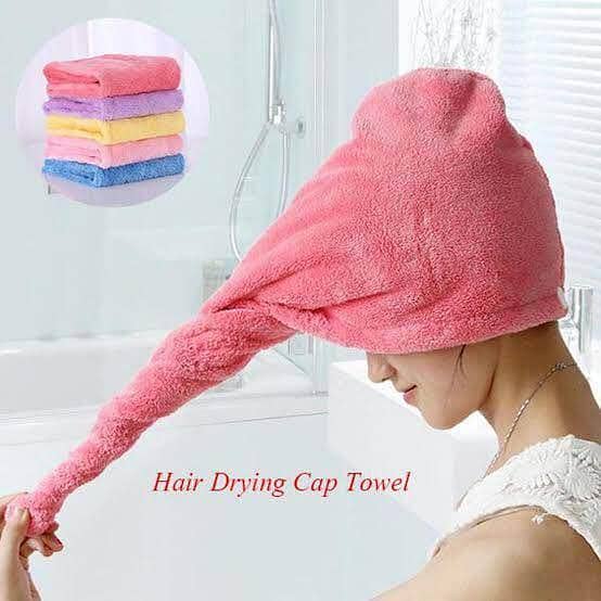 Hair Dryer Cap Towel,MultiColors Hair Wrap Towel,Hair Dry Cap Towel For Women