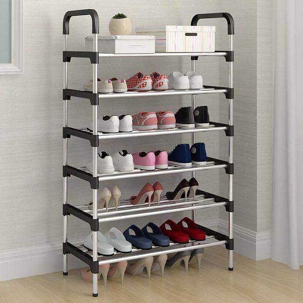 4/5/6 Layer Stainless Steel Layer Shoe Rack