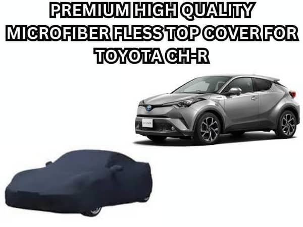 Microfiber Fleece Roof Cover for Toyota C-HR - Black