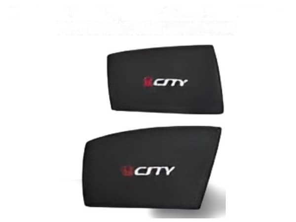 4-Piece Sun Shade Set with Logo for Honda City Models 2006-2008