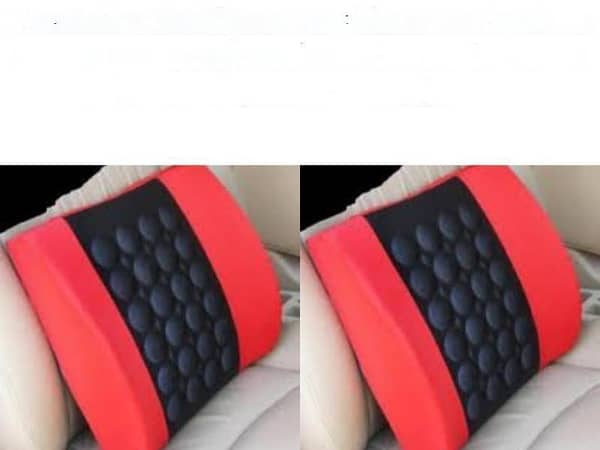 Black and Red Back Rest by Premium High-Quality - Single Unit