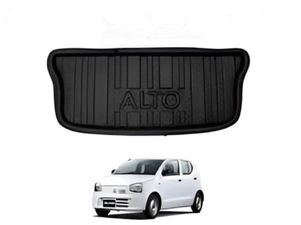 Combo Pack for Suzuki Alto 660cc: Includes 2 Aluminum Bonnet Insulators and a PVC Trunk Mat