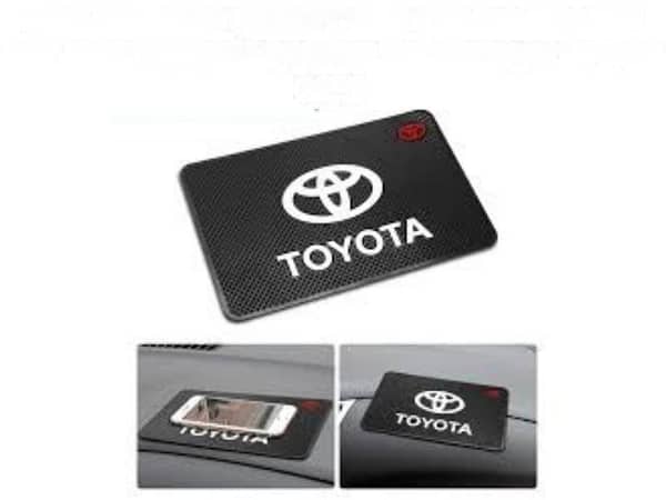 Premium High-Quality Non-Slip Dashboard Mat with Toyota Logo for All Kinds of Toyota Cars