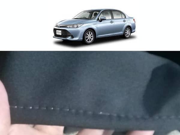 Microfiber Fleece Top Cover in Black for Toyota Axio