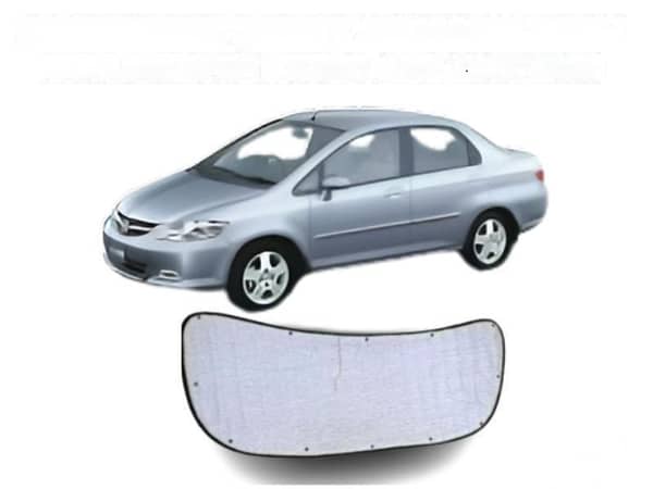 Aluminum Bonnet and Trunk Insulator Combo Pack with Clips for Honda City (2006-2008)