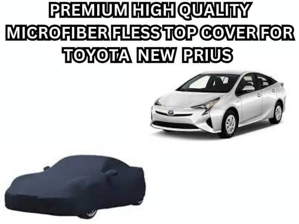 Microfiber Fleece Top Cover for Toyota New Prius - Black