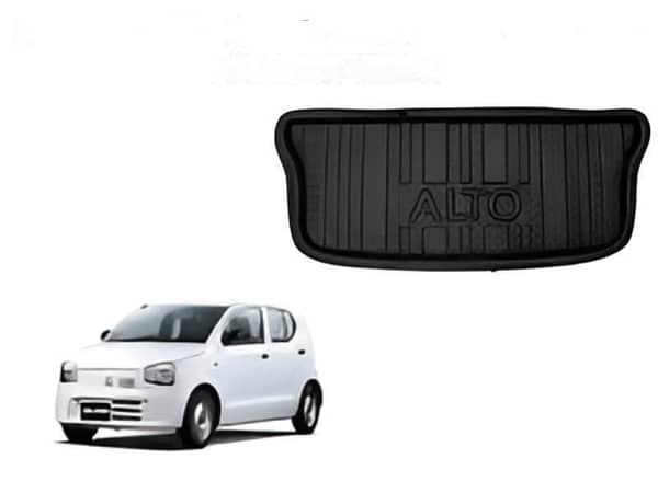 Suzuki Alto 660cc Black Bonnet Insulator and PVC Trunk Mat Set