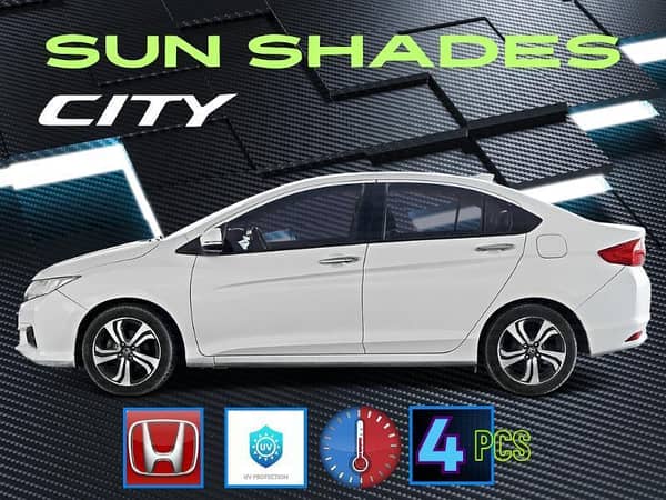 Honda City 2022 - 2025 Sun Shades | Anti UV