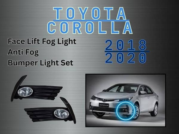 Fog Lights For Toyota Corolla 2017-2020
