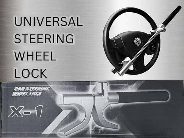 Car Steering Wheel Lock Anti-Theft And Self-Rescue Window Broken Tool Security Auto Lock