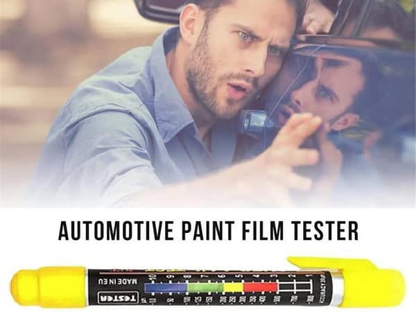 Car Paint Thickness Gauge, Pen Type Paint Coating Thickness Tester Meter with Magnetic Tip