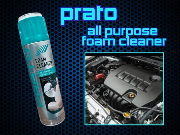 Prato Foam Cleaner 650ML - Versatile Cleaning Solution for Upholstery, Carpets, and Surfaces