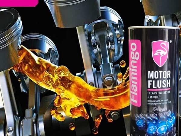 Flamingo Motor Flush 443ML - Engine Cleaning Solution