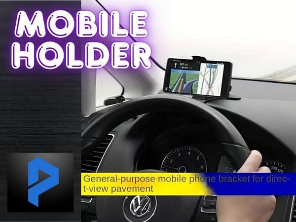 Retro Layout Automobile Dashboard Cell / Mobile Phone Mount Holder Stand