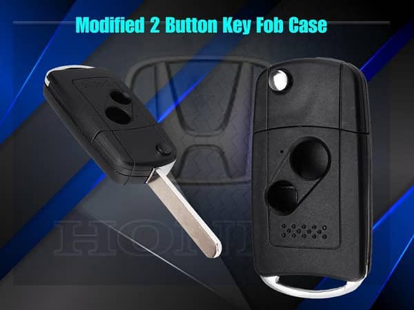 Modified Two Button Key Fob Case For Honda
