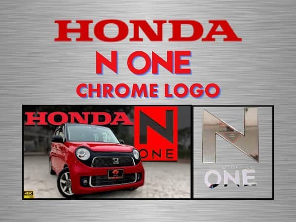 Honda N ONE Rear Chrome Plated Logo