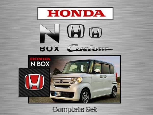 Honda  N Box & Custom Front & Rear [H] Honda Chrome Plated Logo