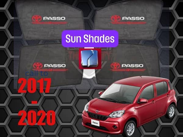 Sun Shades For Toyota Passo 2017-2020