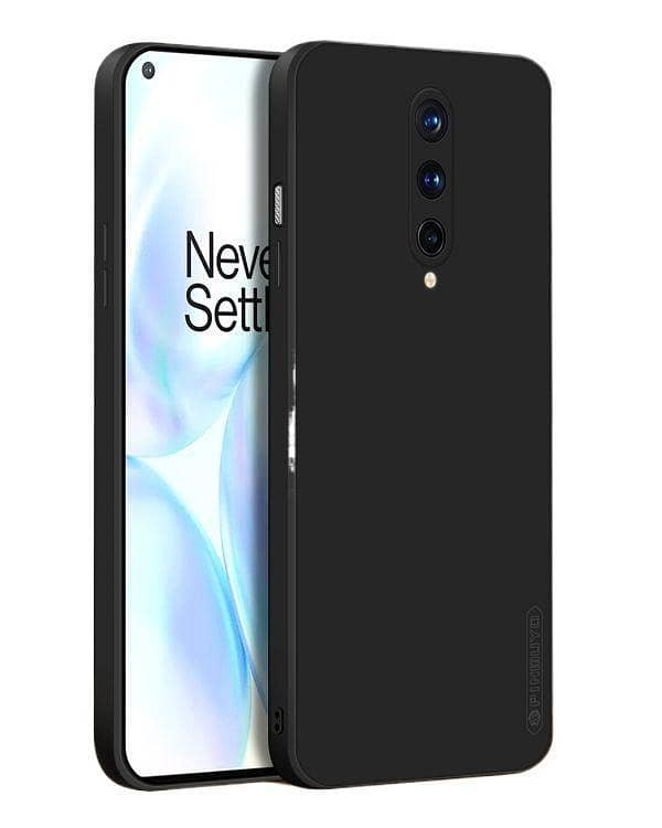 OnePlus 8 Soft Case Black TPU Cover Camera Bump Protection Phone Protective Back Cover