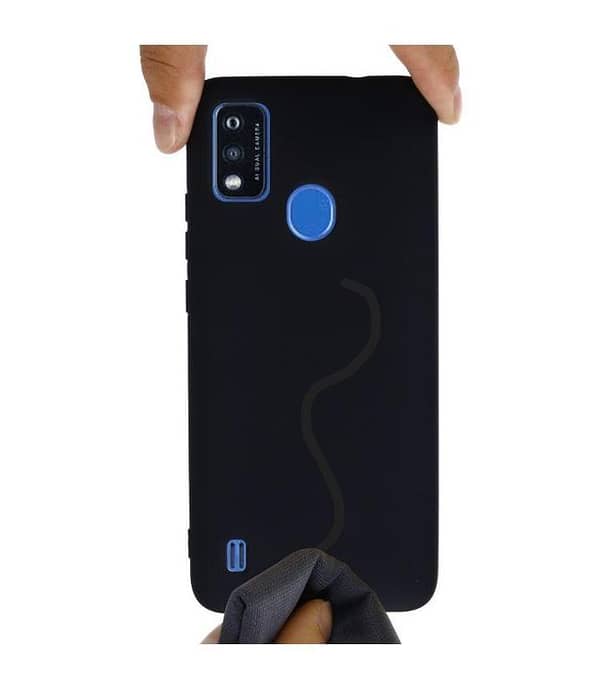 ZTE Blade A51 Soft Case Black TPU Cover Camera Bump Protection Phone Protective Back Cover