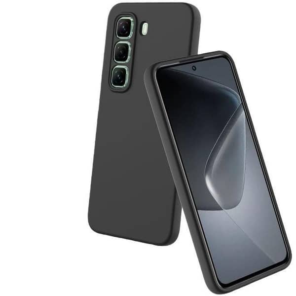 Infinix Hot 50 Pro+ TPU Soft Silicone Back Cover for Camera Bump Protection and Shock Resistance