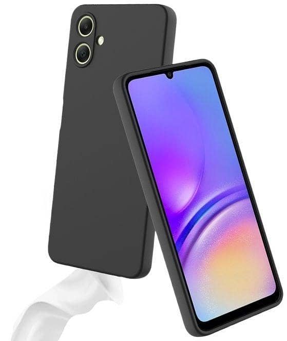 Samsung A06 Soft Silicone Black TPU Cover Camera Bump Protection Phone Protective Mobile Back Cover