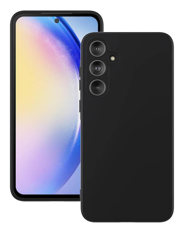 Samsung A55 5G Case Soft TPU Cover Camera Bump Protection Phone Protective Back Cover