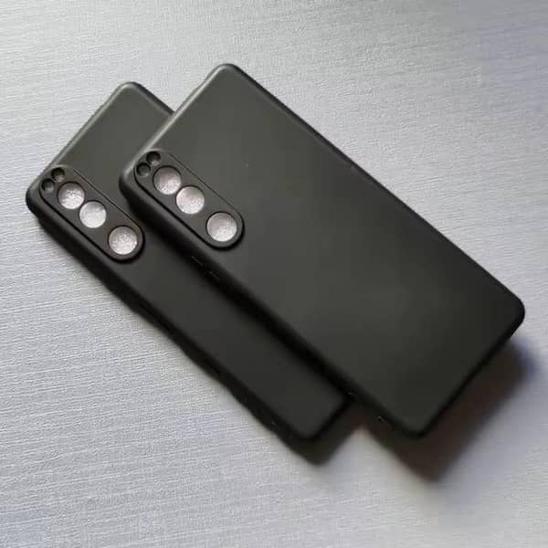 Sony Xperia 5 Mark 3 Soft Silicone Black TPU Cover Camera Bump Protection Phone Protective Mobile Back Cover For Sony Xperia 5 III (5 MARK 3)