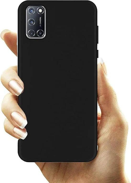ZTE Blade A52 Soft Silicone Black TPU Cover Camera Bump Protection Phone Protective Mobile Back Cover