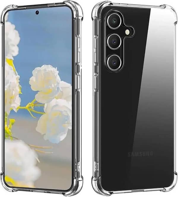 Samsung S25 Clear Anti Shock Transparent Jelly Airbag Four Corner Bumper mobile back cover