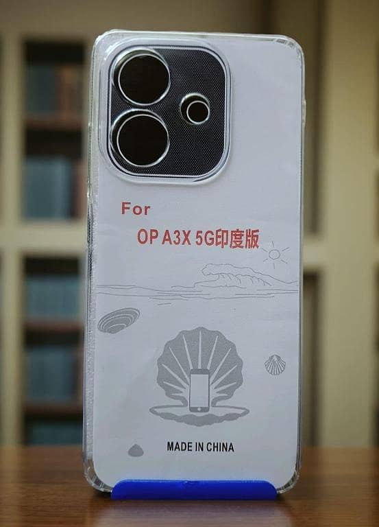 Oppo A3X Clear Anti Shock Dust Proof Anti Dust Transparent Jelly Mobile back cover