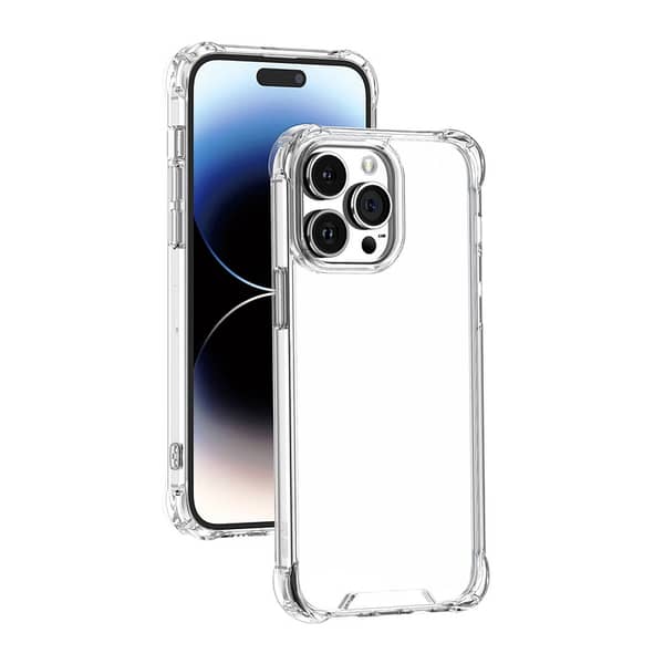 IPhone 15 Pro Clear Anti Shock Transparent Jelly Four Corner Bumper 1.5mm back cover