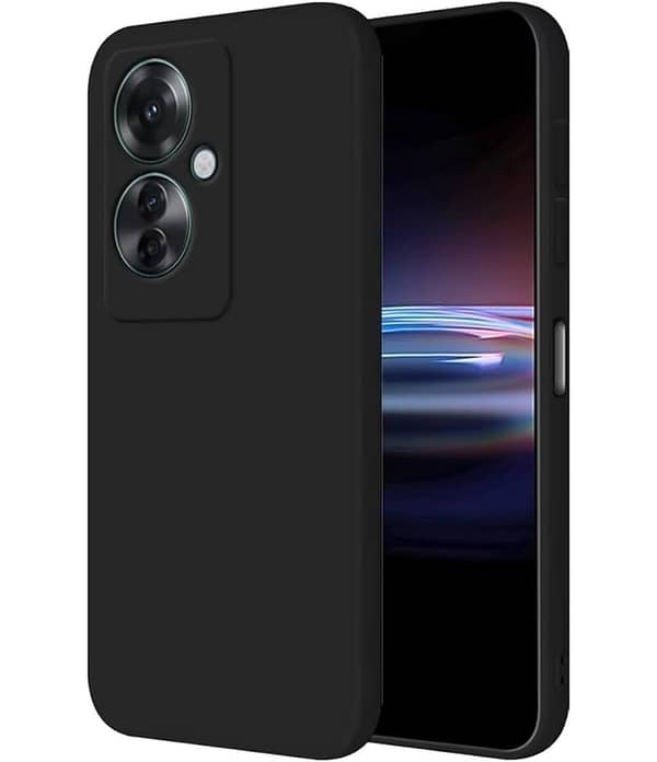 Oppo Reno 11F Case Soft TPU Cover Camera Bump Protection Phone Protective Back Cover