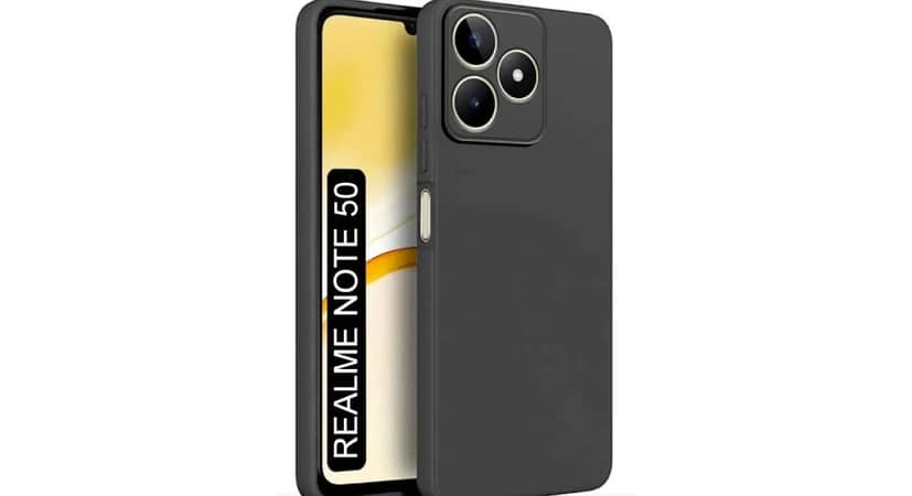 Realme Note 50 Case Soft TPU Cover Camera Bump Protection Phone Protective Back Cover