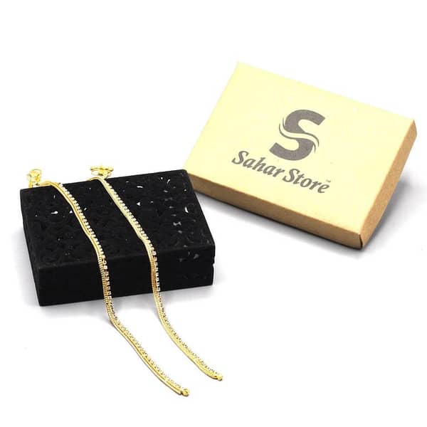 Sastaae presents High Quality Payal/Anklet Design for girls with full stone work (1 pair = 2 piece))