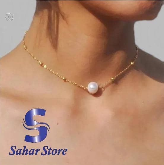 Basic Pearl Choker Necklace for Weddings and Bridesmaids