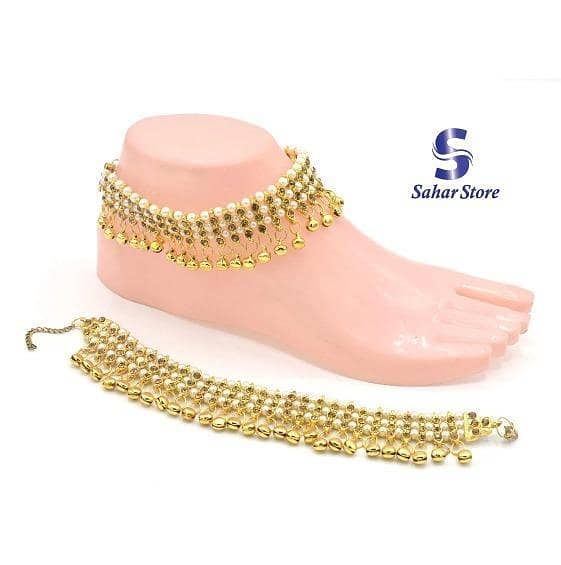 1 PC Multilayer Tassel Barefoot Sandals Anklets for Women - Ethnic Ankle Bracelets for Beach and Casual Wear, Model: plfrpna3d-1