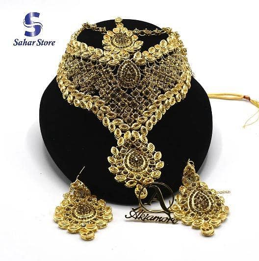 Zircons High Quality African Nigerican Cubic Zirconia Big Wedding Necklace Earring Luxury Bridal Jewelry Set