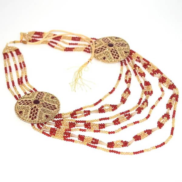 5 Layer Pearl Mala Necklace for Women - Perfect for Weddings and Special Occasions