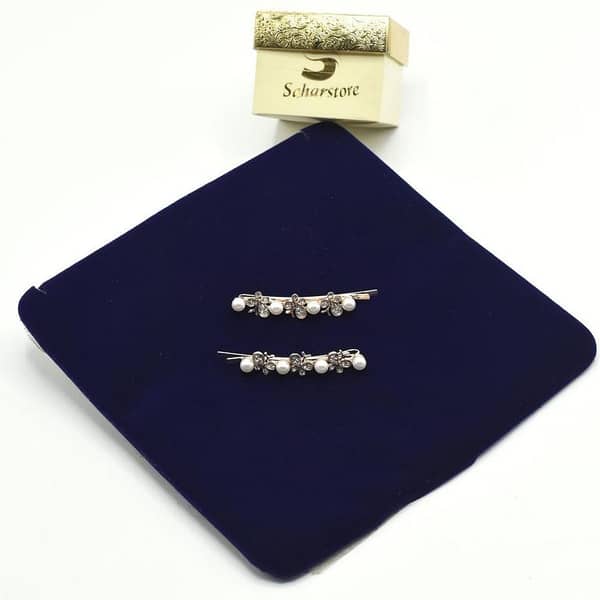 Geometric Crystal Barrettes for Women - Fashion Hair Accessories and Headwear