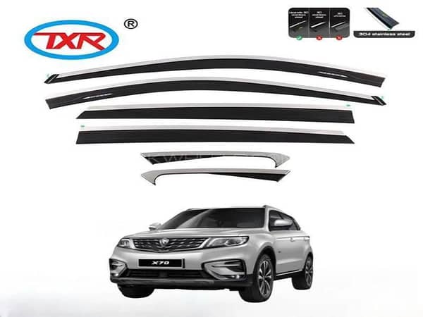 Sun Visor Air Press for Proton X70 TXR Models (2020-2024) with Chrome Finish