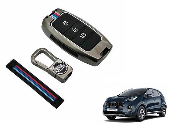 Kia Sportage 2019-2024 Key Cover With Metal Shell