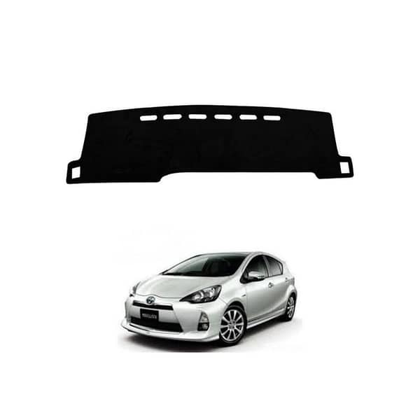 Toyota Aqua Dashboard Mat (2014-2017) - Velvet Cover for Protection and Style