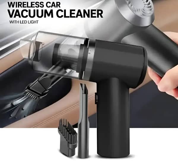 3 in 1 Car Mini Vacuum Cleaner with Blower Wireless Portable Rechargeable Handheld High Power Suction Vacuum Cleaning Machine for Home Car Computer Keyboard Cordless Air Blowing Dusting